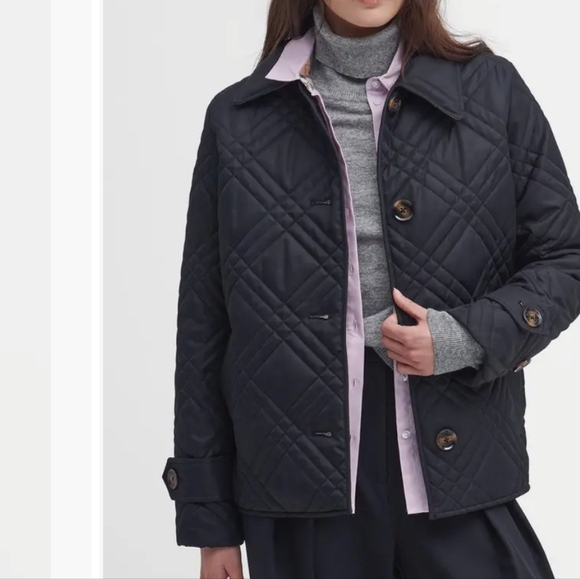 Barbour Black Quilted Jacket